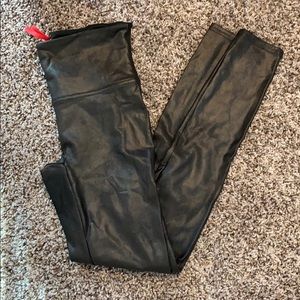 Spanx faux leather leggings